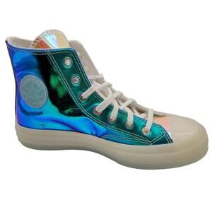 NIB Converse Chuck Taylor All Star 70 Hi Top White Iridescent Sneakers Men's 4